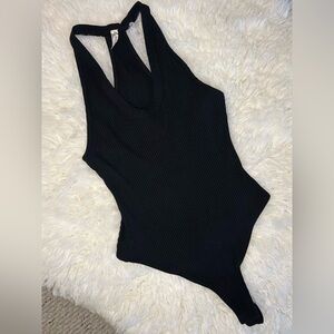 Free People Ribbed Bodysuit, Size M